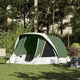 Tenda VidaXL 4 posti impermeabile verde