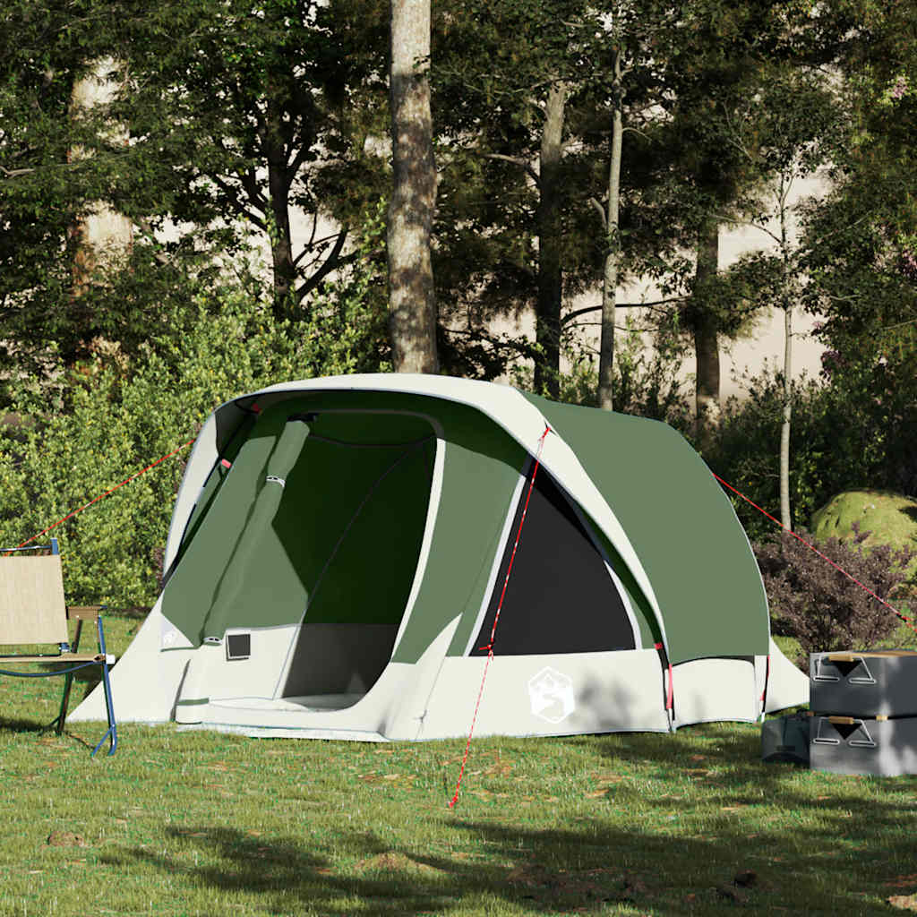 Tenda VidaXL 4 posti impermeabile verde