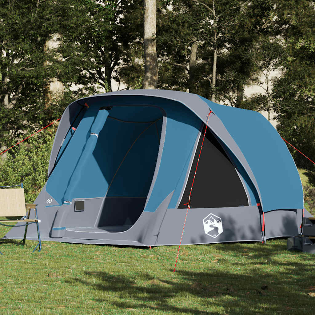 Tienda familiar VidaXL 6 personas impermeable azul