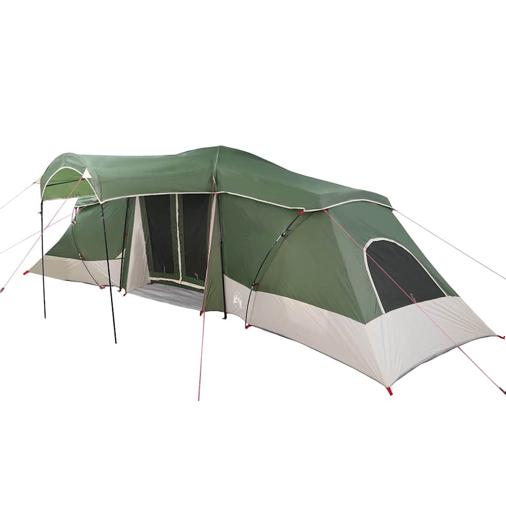 Tenda familiare Vidaxx con tetto verde e grigio 721 x 335 x 212 cm