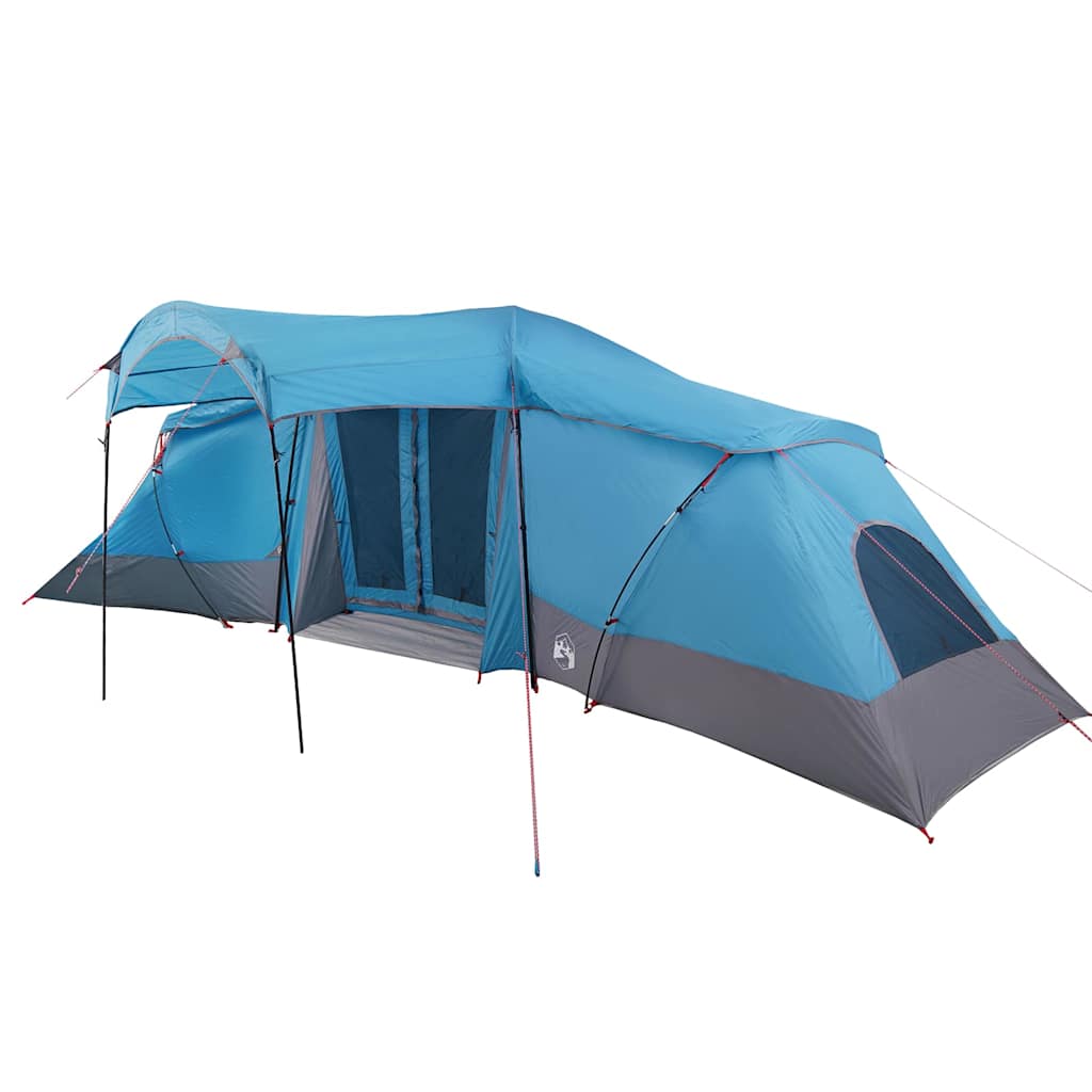 Tenda familiare Vidaxx con tetto blu e grigio 721 x 335 x 212 cm