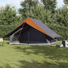 Vidaxl gezinstent met dak grijs en oranje 315 x 286 x 200 cm