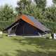 Vidaxl gezinstent met dak grijs en oranje 315 x 286 x 200 cm