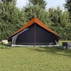 Tenda familiare Vidaxx con tetto grigio e arancione 315 x 286 x 200 cm