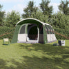 Tienda familiar Vidaxx con techo verde y blanco 576 x 325 x 213 cm