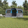 Tenda familiare Vidaxx blu e grigia 435 x 255 x 216 cm poliestere e acciaio