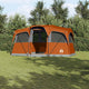 Vidaxl gezinstent met dak oranje en oranje 435 x 255 x 216 cm