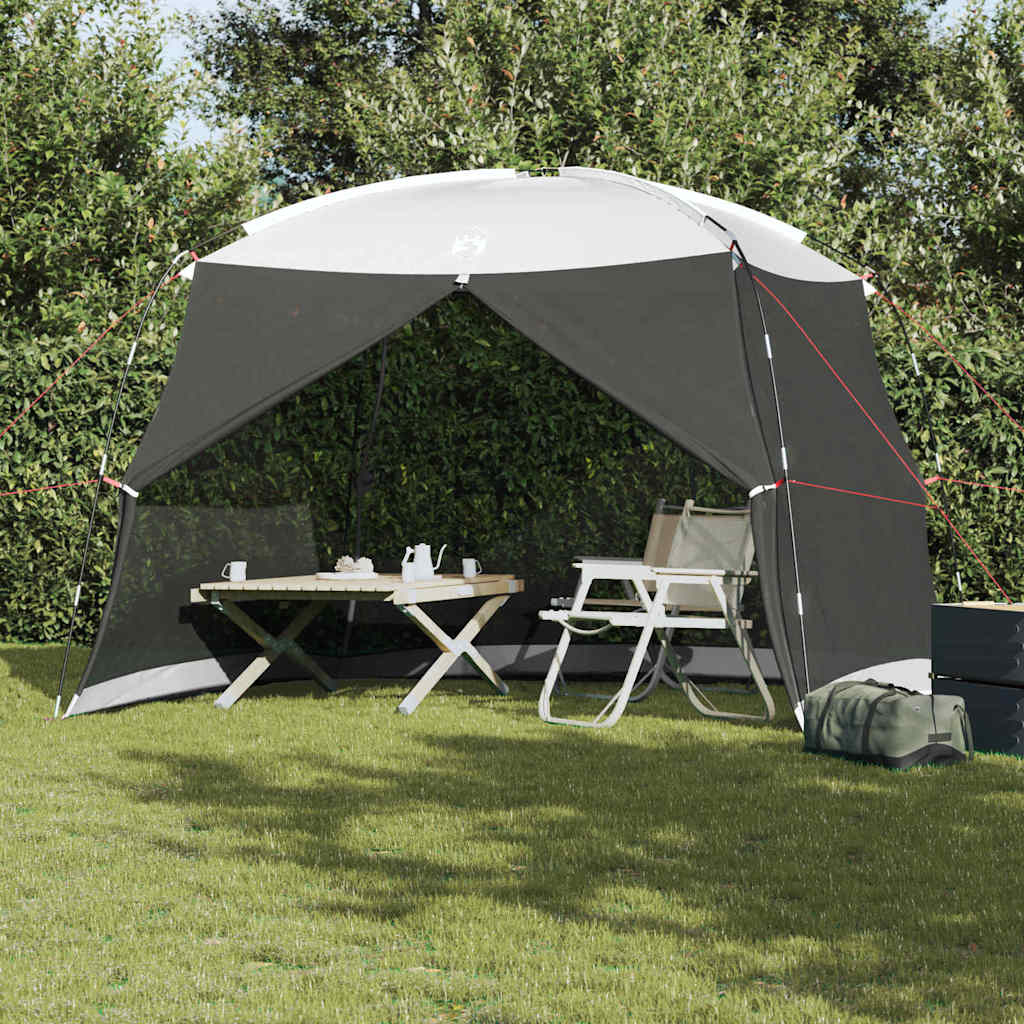 Vidaxx tienda antimosquitos gris 320 x 320 x 218 cm poliéster y fibra de vidrio