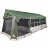 Vidaxl gezinstent met dak groen en wit 620 x 322 x 240 cm polyester
