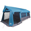 Tenda familiare Vidaxx con tetto blu e grigio 620 x 322 x 240 cm in poliestere