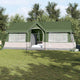 Vidaxl gezinstent groen en beige 622 x 295 x 238 cm polyester en staal