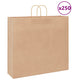 VidaXL bolsas de papel 250uds con asas 54x15x49 cm marrón