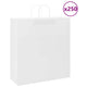 VidaXL bolsas de papel 250uds con asas 45x17x48 cm blanco