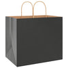 Sacchetti di carta VidaXL 250 pz con manici 32x22x28 cm neri