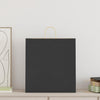 Vidaxl papieren zakken 250 st met hengsels 45x17x48 cm zwart