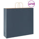 VidaXL bolsas de papel 250uds con asas 54x15x49 cm azul