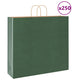 VidaXL bolsas de papel 250uds con asas 54x15x49 cm verde