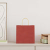 VidaXL bolsas de papel 250uds con asas 26x17x25 cm rojo