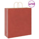 VidaXL bolsas de papel 250uds con asas 45x17x48 cm rojo