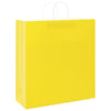 Sacchetti di carta Vidaxxl 50 pz con manici 45x17x48 cm gialli