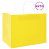 Sacchetti di carta VidaXL 250 pz con manici 32x22x24 cm gialli