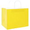 Sacchetti di carta VidaXL 250 pz con manici 32x22x24 cm gialli