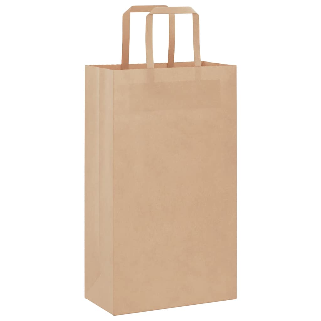 Sacchetti di carta VidaXL 50 pz con manici 21x11x36 cm marrone