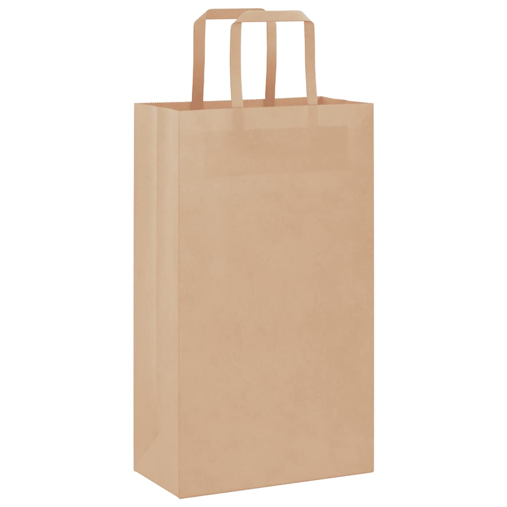 Sacchetti di carta VidaXL 250 pz con manici 21x11x36 cm marrone