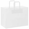 Vidaxl papieren zakken 50 st met hengsels 32x17x25 cm wit