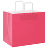 Sacchetti di carta VidaXL 250 pz con manici 32x22x28 cm rosa