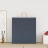 Vidaxl papieren zakken 250 st met hengsels 45x17x48 cm blauw