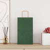 vidaxxl bolsas de papel 250uds con asas 21x11x36 cm verde