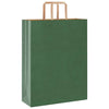 Sacchetti di carta VidaXL 250 pz con manici 32x12x42 cm verde
