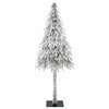 Vidaxx albero di Natale artificiale bianco 76 x 76 x 180 cm in polietilene e metallo