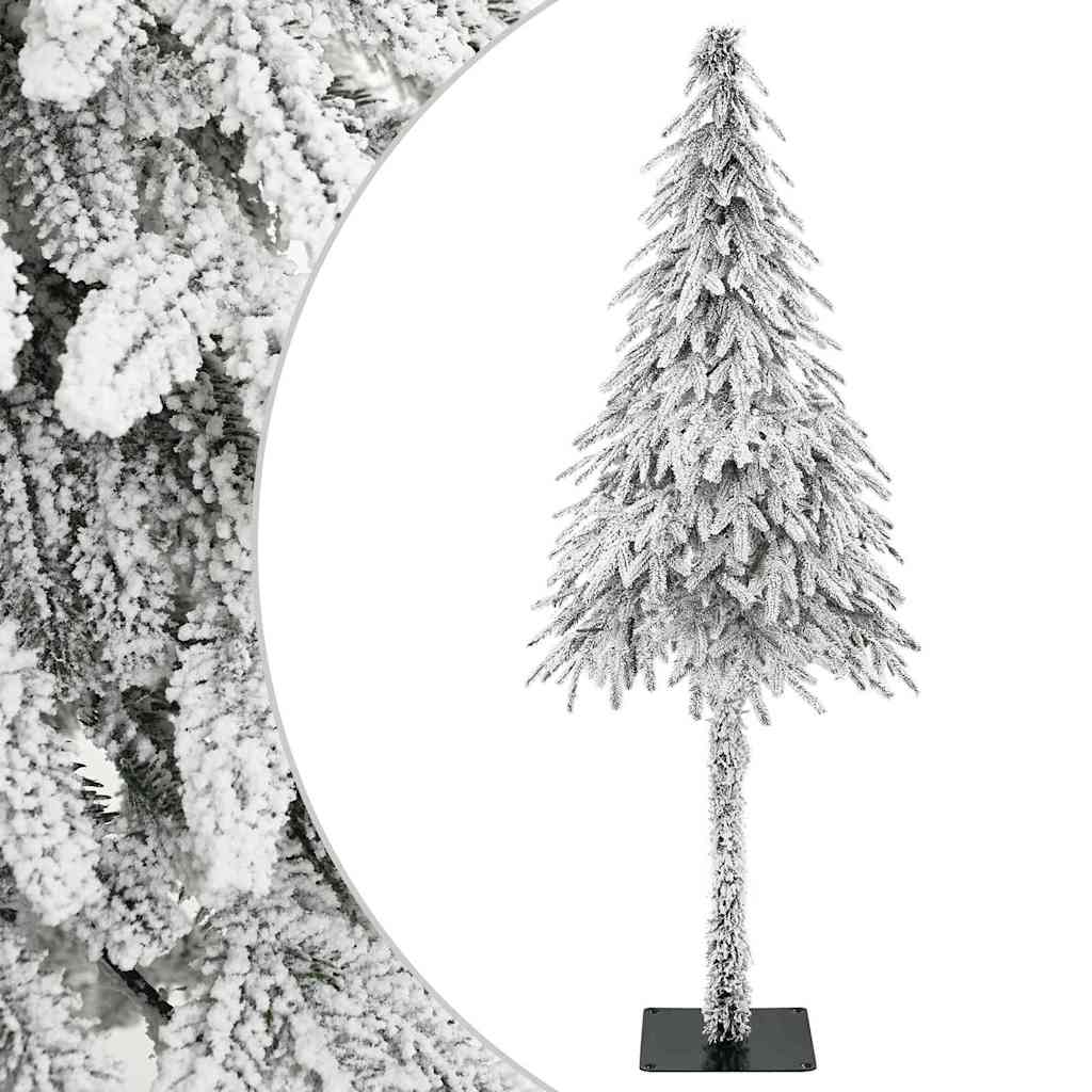 Vidaxl kunstkerstboom wit 86 x 86 x 210 cm polyethyleen en metaal