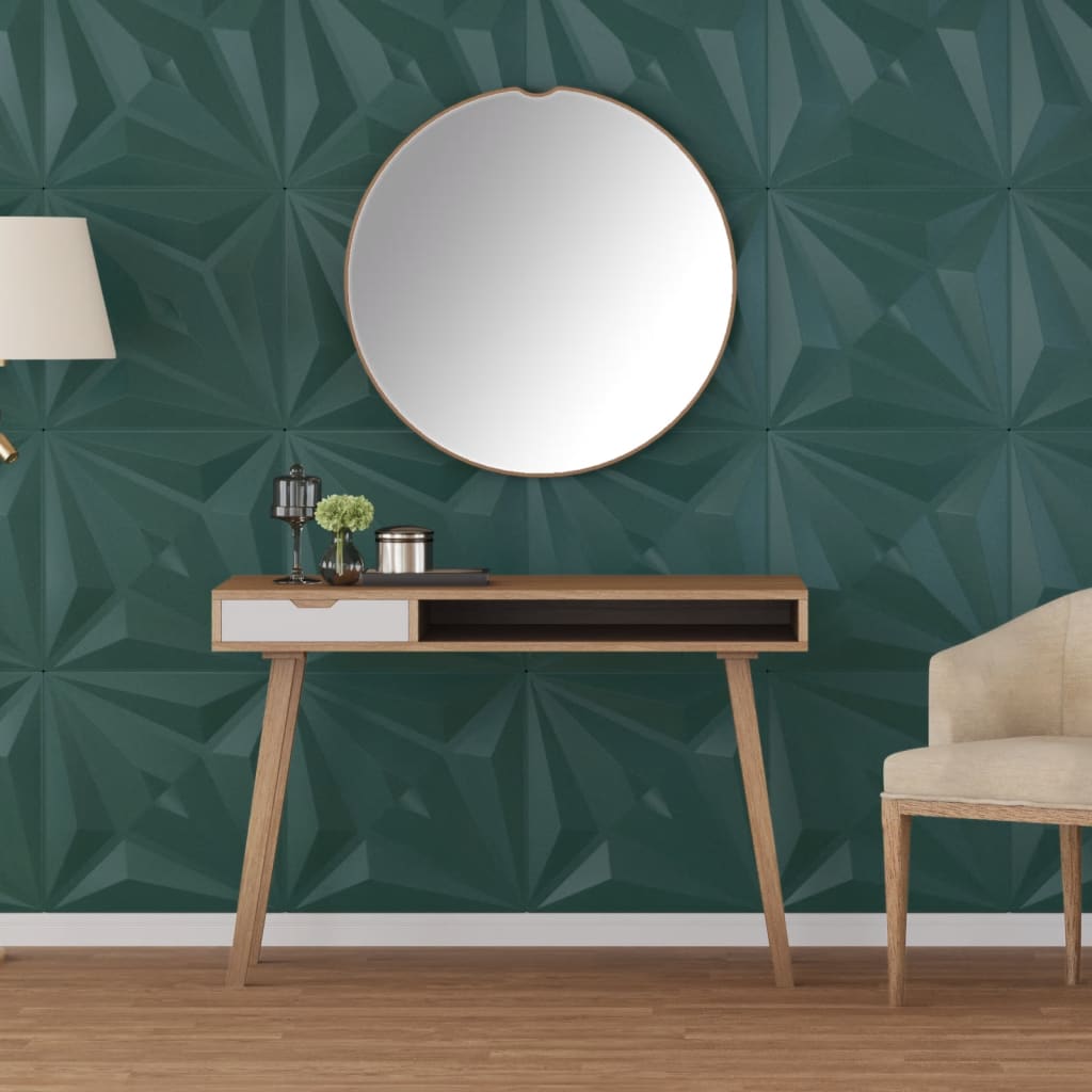 Vidaxl 48 ST Pannelli a parete stella 12 m² 50x50 cm xps verde