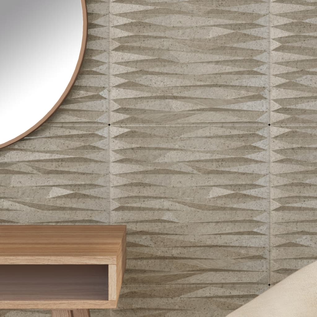 Vidaxl 48 paneles de pared de piedra 12 m² 50x50 cm XPS concreto