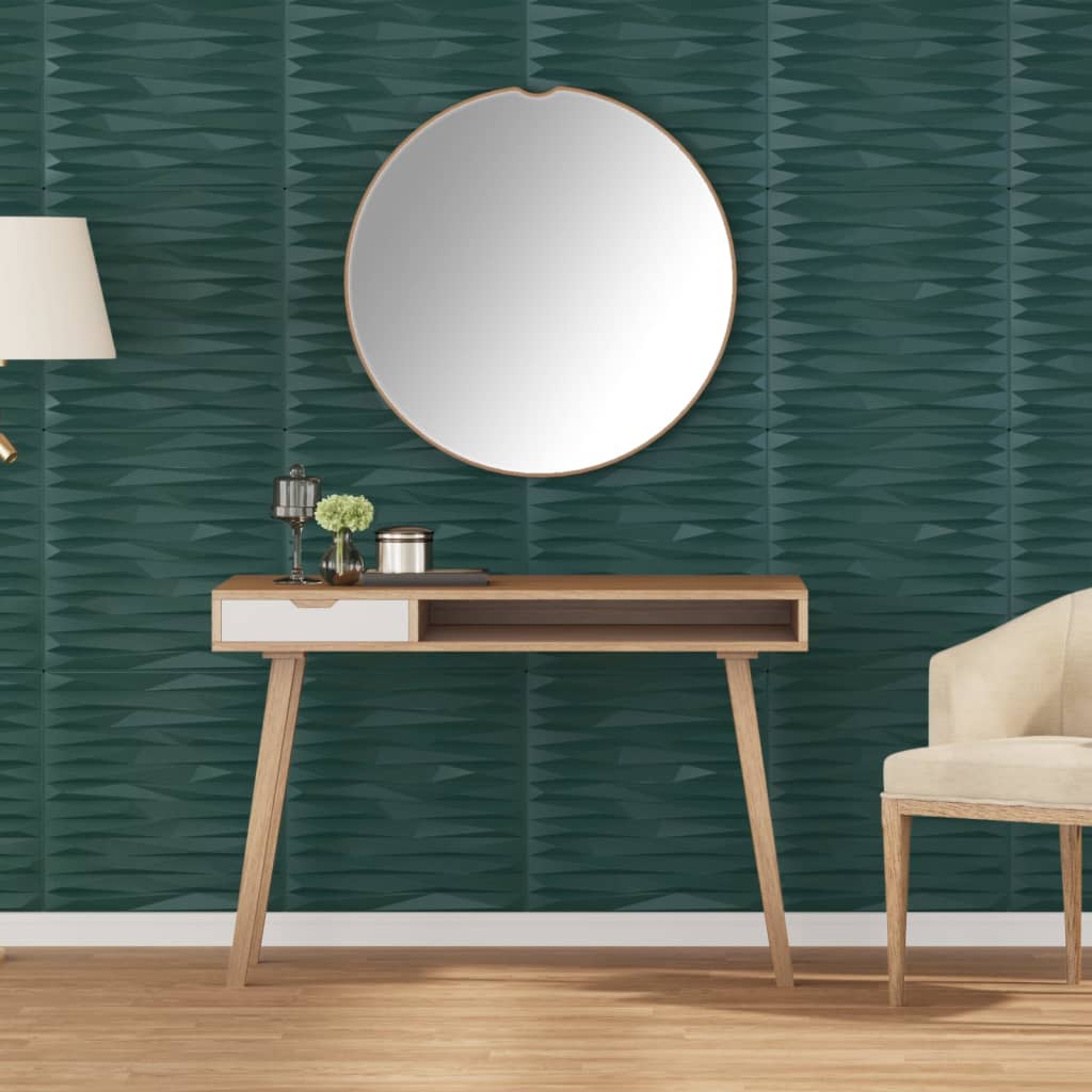 Vidaxl 48 paneles de pared de la piedra 12 m² 50x50 cm XPS verde