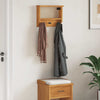 Vidaxx perchero de pared sandnes 45x12x35 cm madera maciza de pino