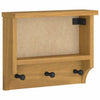 Appendiabiti da parete Vidaxx sandnes 45x12x35 cm in legno di pino massiccio