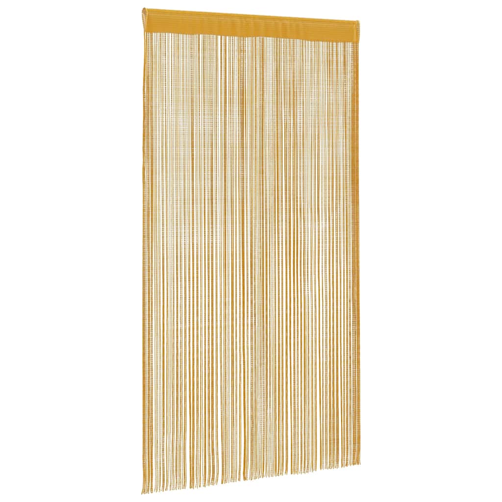 VidaXL cortinas de cordón 2 piezas 100x250 cm dorado