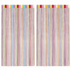 Vidaxl koordgordijnen 2 st veelkleurig 100x250 cm