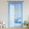 Tende in corda VidaXL 2 pz 100x250 cm azzurro