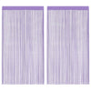 VidaXL cortinas de cordón 2 uds 100x250 cm violeta
