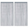 Vidaxl koordgordijnen 2 st 140x250 cm lichtgrijs