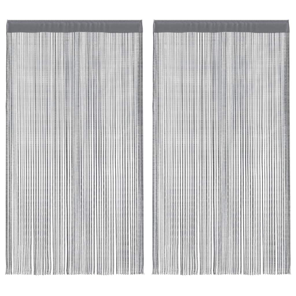 Tende a fili VidaXL 2 pezzi antracite 140x250 cm