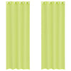 Tende in voile Vidaxx con occhielli 2 pz 140x300 cm verde mela