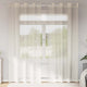 Tende Vidaxx voile con occhielli 2 pz 140x225 cm color crema