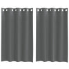 Vidaxl gordijnen voile met doorvoertules 2 st 140x175 cm donkergrijs
