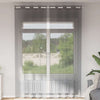 Tende Vidaxx voile con occhielli 2 pz 140x260 cm grigio scuro